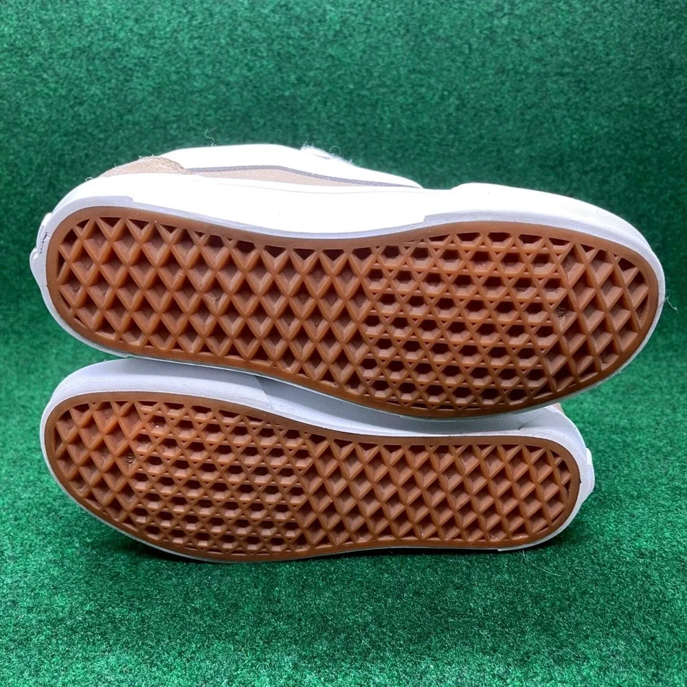 Vans Knu Skool Tan Beige Suede Chunky Skate Shoes Men 4 Women 5.5
